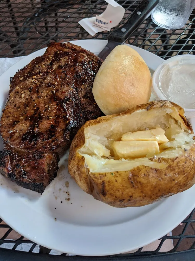 Ribeye Steak Baked Potato